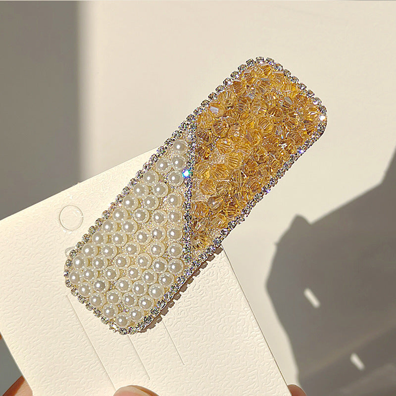 Wholesale Pearl Crystal Splicing Hair Clips